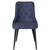 Venture Home Velvet blagovaonska stolica, plava, set od 2 | shoptok.hr