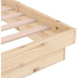 Okvir za krevet od masivnog drva 135 x 190 cm bračni | shoptok.hr