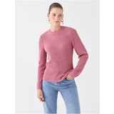 LC Waikiki Crew Neck Long Sleeved Women's Knitwear Sweater