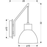 Candellux vario zidna lampa 1X60W E27 crna | Eponuda.com