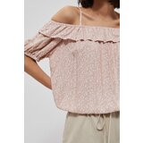 Marisse Cold Arms Shirt With Ruffles L-Ko-3750 L.Terra Cotta | Shoptok.si
