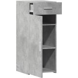  Komoda siva boja betona 40 x 42,5 x 93 cm od konstruiranog drva | shoptok.hr
