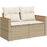  8-dijelni set vrtnih sofa od poliratana s jastucima bež | shoptok.hr