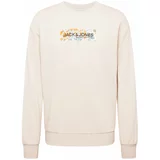 Jack & Jones Sweater majica 'SUMMER' bež / svijetloplava / narančasta / crna