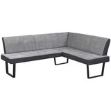 MID.YOU KOTNA KLOP, kovina, tekstil črna, svetlo siva | Shoptok.si