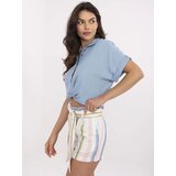 RUE PARIS Shorts-RO-SN-2514.34P-white-blue | shoptok.hr
