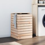 vidaXL Košara za rublje 44 x 44 x 66 cm od masivne borovine Cijene