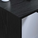  Stol za zid Zidne Crni hrast 60 x 45 x 30 cm Konstruirano drvo | shoptok.hr