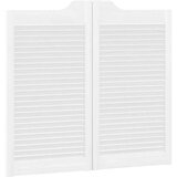  Vrata na hod 2 pcs Bela Trdna borovina, (5000233943) | Shoptok.si
