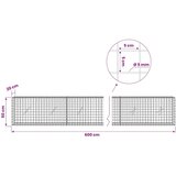  Gabion s žicom debljine 5 mm i mrežom 5x5 cm 600x20x50 cm - 20 cm 50 cm 600 cm | shoptok.hr