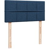  Krevet s oprugama i madracem plavi 100 x 200 cm od tkanine | shoptok.hr