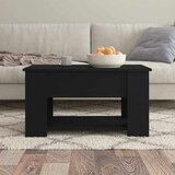  Stolić za kavu crni 79 x 49 x 41 cm od konstruiranog drva | shoptok.hr
