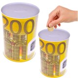 Metalna kasica s tiskom 200 Eura - 16.5 x 12cm | shoptok.hr