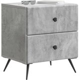  Noćni ormar 2 kom. Betonska siva 43 x 34,5 x 47,5 cm | shoptok.hr