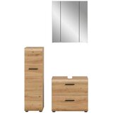 MID.YOU Kopalnica Ice, Barva Hrasta, 3-Delna | Shoptok.si
