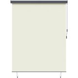 Rolo zavjesa Krem 200 x 250 cm Tkanina i aluminij | Eponuda.ba