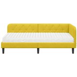  Kutni okvir kreveta Žuta 100 x 200 cm Baršun | Eponuda.com