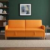 SOFA s pohranom Tamno žuta 192 x 78 x 87 cm Poliester | Shoptok.si