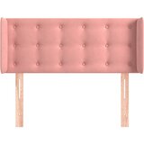  Uzglavlje s ušima ružičasto 103x16x78/88 cm baršunasto | shoptok.hr