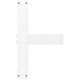  Noge za barski stol T-oblika 2 kom Bijele 60x35x(110-111) cm Čelik | shoptok.hr