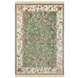 Nouristan Zeleni/krem tepih viskozan 135x195 cm Oriental – | shoptok.hr