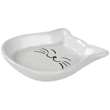 posoda za mačke Happy Kitty keramična bela 200 ml