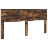  Konstrukcija postelje z vzglavjem Dimljeni oreh 200 x 200 cm, (5000121038) | Shoptok.si