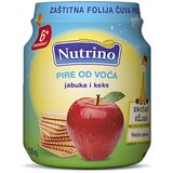Nutrino pire od voća jabuka i keks 125g, 6m+ Cene