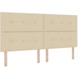 Box spring krevet s madracem Krema 200 x 200 cm tkanina | shoptok.hr