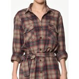 Dewberry Z6669 WOMEN'S SHIRT-BEIGE-RED | shoptok.hr