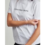 Calvin Klein Jeans Majice s kratkimi rokavi A- INST. LOGO CLASSI LV047C912G Bela | Shoptok.si