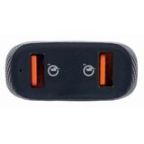 Gembird USB punjač za auto 2-port USB car fast charger, QC3.0, 36 W, black, TA-U2QC3-CAR-01 Cijene