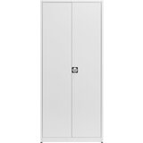 mauser Univerzalna omara, zelo visoka, VxŠxG 2200 x 950 x 500 mm, svetlo siva | Shoptok.si