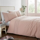 Catherine Lansfield Rožnata podaljšana posteljnina za zakonsko posteljo 230x220 cm Broderie Anglaise – | Shoptok.si