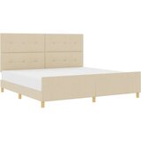  Krevet Krem 200x200 cm Tkanina | shoptok.hr