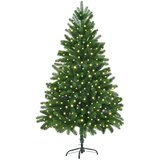  Božićno drvce s 300 LED svjetlima s stalakom Zelena 180 cm PE | shoptok.hr