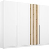 Modern Living Omara S Klasičnimi Vrati Lamella, Bela, Barva Hrasta Cene