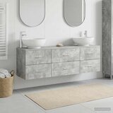  Set namještaja za kupaonicu 3 kom. Betonska siva 49,5 x 44,5 x 65 cm | shoptok.hr