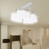  Stropna lampa staklenim abažurima u obliku elipsoida 4 E14 žarulje | shoptok.hr