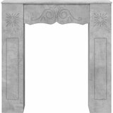  Okvir za kamin Betonska siva 102 x 20 x 102 cm | shoptok.hr