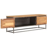 In TV omarica iz reciklirane tikovine in jekla 120x30x40 cm | Shoptok.si