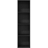  Polica Crni hrast 40 x 30 x 152 cm Konstruirano drvo | shoptok.hr