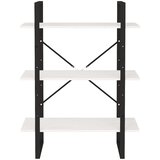 Ormarić za knjige s 3 razine bijeli 80x30x105 cm od borovine | shoptok.hr