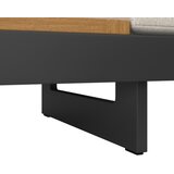 XXXL Lounge Garnitura Amaia, Aluminij, Masiven Les, Krem | Shoptok.si