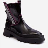 Kesi Women's leather boots Maciejka 06236-15 black Cene