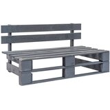 The Living Store Vrtna klop iz palet lesena siva - Klop Iz Palet, (21481810) | Shoptok.si