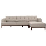 Atelier Del Sofa ugaona garnitura Vina Corner Cream Walnut | ePonuda.com