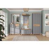 Hom`in omara za čevlje siva, hrast artisan | Shoptok.si
