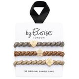 By Eloise London Bangle Set Golden Dusk komplet elastik za lase | Shoptok.si