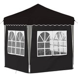  Rastezljivi šator za zabave 195 x 195 x 245 cm Crna | shoptok.hr